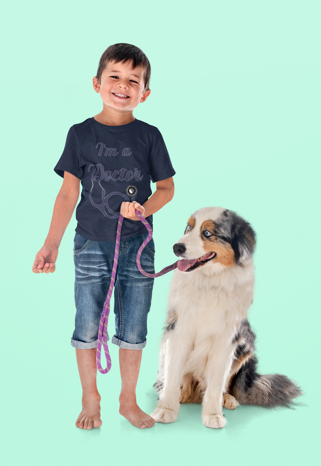 Future Doctor Half Sleeves T-Shirt for Boy-KidsFashionVilla