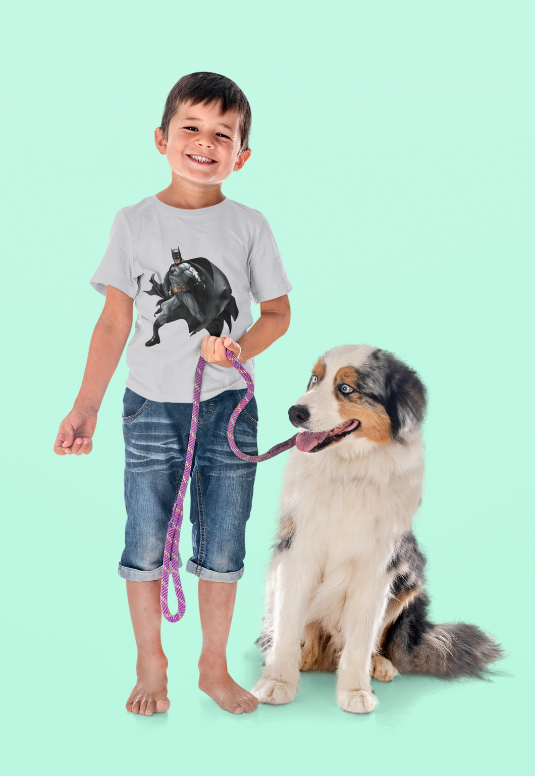 Superhero Half Sleeves T-Shirt for Boy-KidsFashionVilla