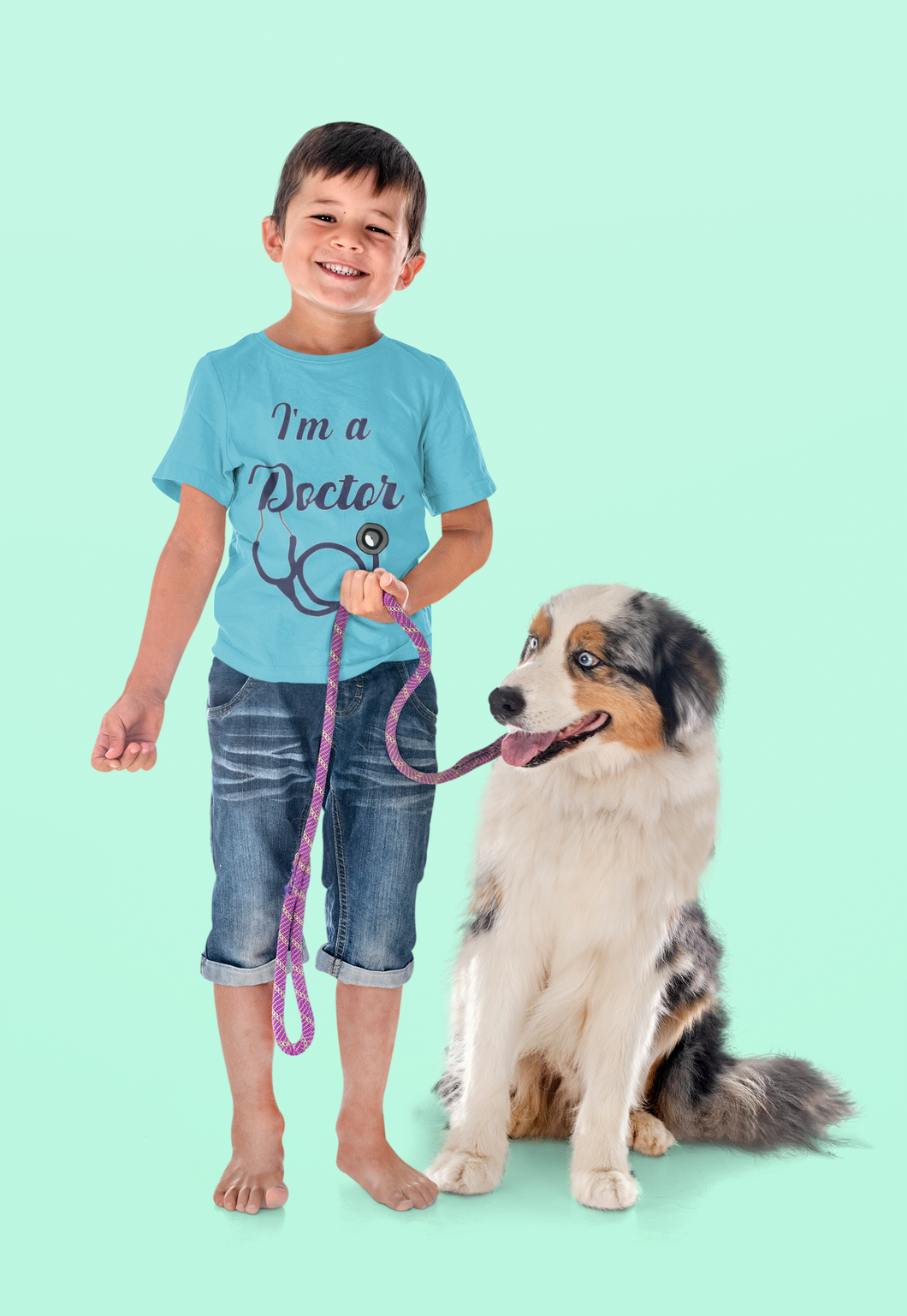 Future Doctor Half Sleeves T-Shirt for Boy-KidsFashionVilla
