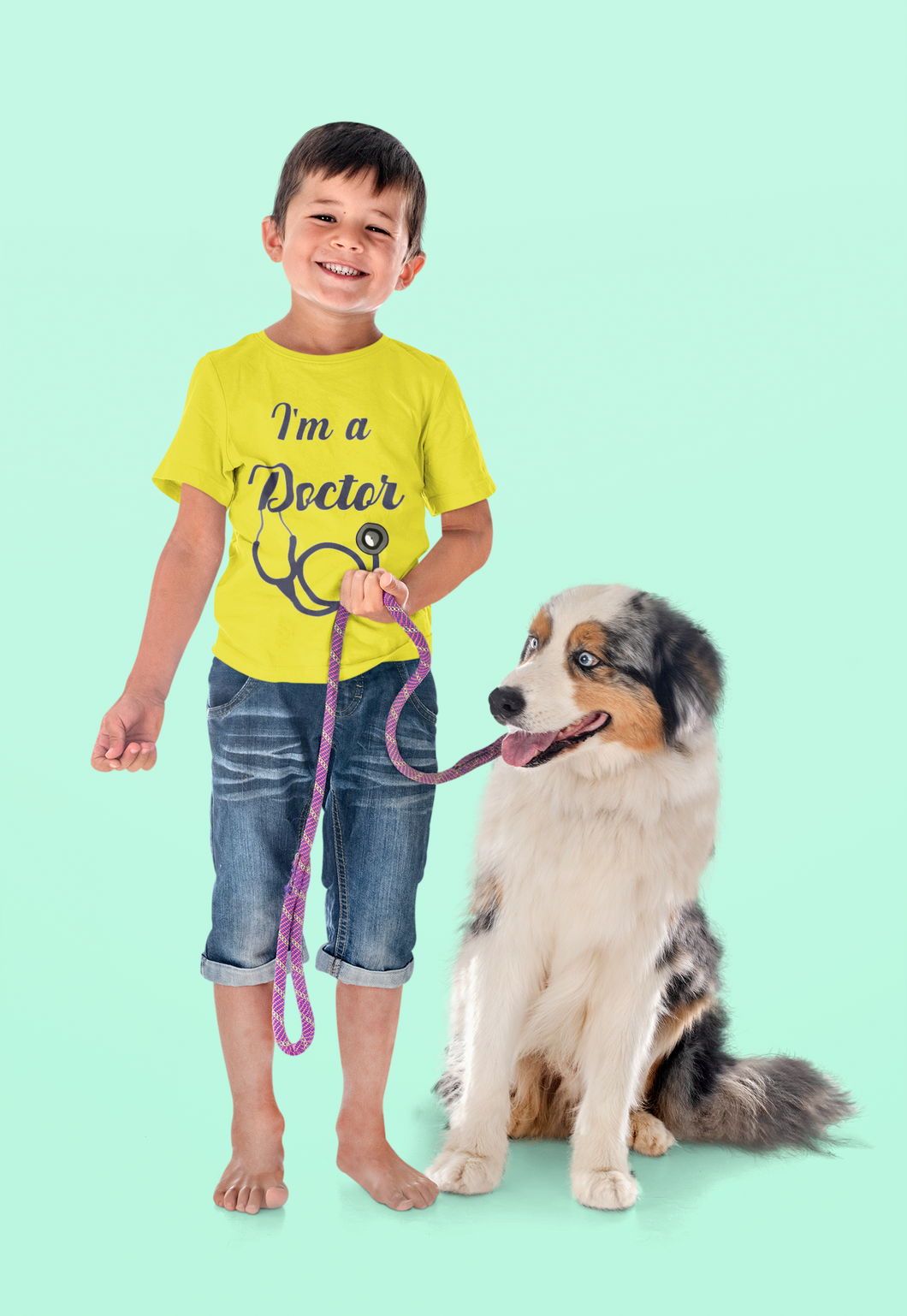 Future Doctor Half Sleeves T-Shirt for Boy-KidsFashionVilla