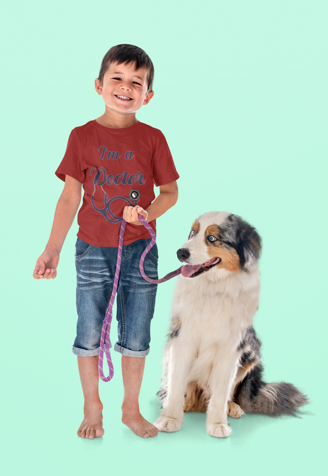 Future Doctor Half Sleeves T-Shirt for Boy-KidsFashionVilla