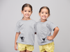 We Connect Sisters Matching Kids Half Sleeves T-Shirts -KidsFashionVilla