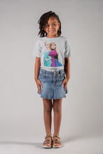 Load image into Gallery viewer, Cute Princess Half Sleeves T-Shirt For Girls -KidsFashionVilla
