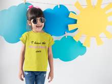 Load image into Gallery viewer, I Have Best Mom Ever Half Sleeves T-Shirt For Girls -KidsFashionVilla
