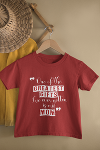 Greatest Gift Mother And Son Red Matching T-Shirt- KidsFashionVilla