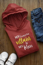 Load image into Gallery viewer, Favourite Villian Mother And Son Red Matching Hoodies- KidsFashionVilla
