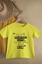 Load image into Gallery viewer, Greatest Gift Mother And Son Yellow Matching T-Shirt- KidsFashionVilla
