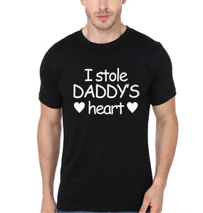 I Stole daddy's Heart Father and Son Matching T-Shirt- KidsFashionVilla