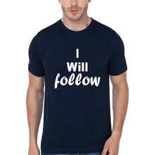 Load image into Gallery viewer, Where You Lead &amp; I Will Follow Father and Son Matching T-Shirt- KidsFashionVilla
