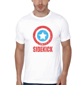 Super Dad Side Kick Father and Son Matching T-Shirt- KidsFashionVilla