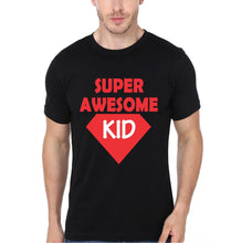 Load image into Gallery viewer, Super Awesome Kid Super Awesome Mom Mother and Son Matching T-Shirt- KidsFashionVilla
