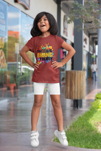 Load image into Gallery viewer, The Big Bhang Theory Holi Half Sleeves T-Shirt For Girls -KidsFashionVilla
