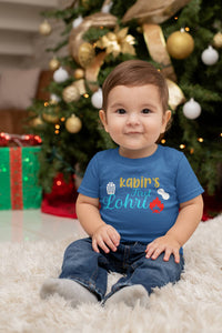 Custom Baby Name First Lohri Half Sleeves T-Shirt for Boy-KidsFashionVilla