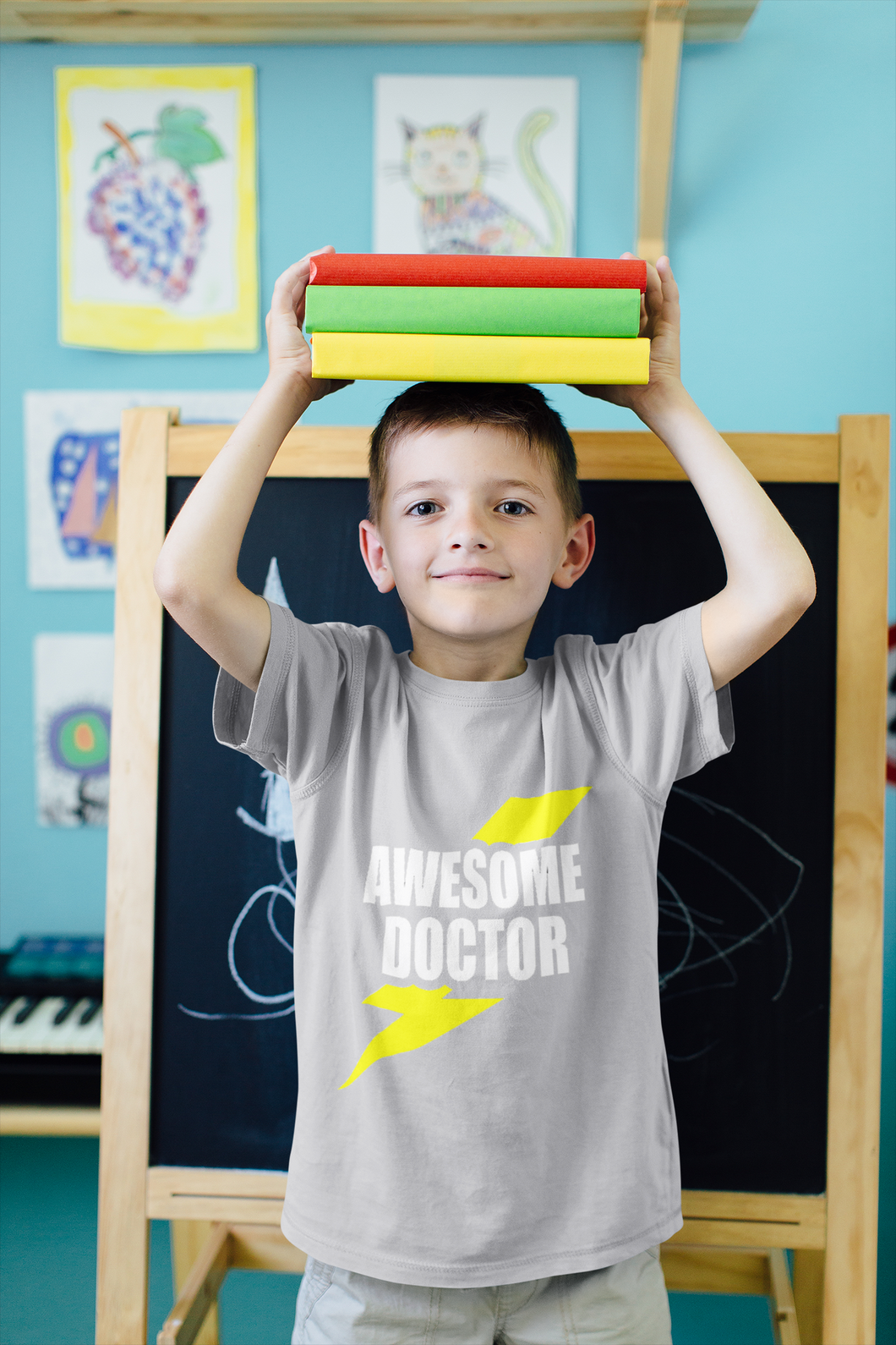 Future Doctor Half Sleeves T-Shirt for Boy-KidsFashionVilla