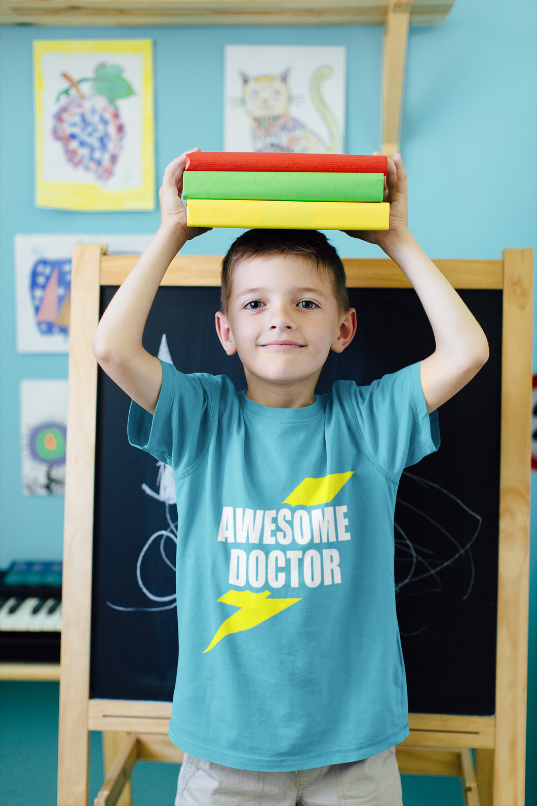 Future Doctor Half Sleeves T-Shirt for Boy-KidsFashionVilla