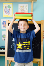Load image into Gallery viewer, Twinkle Twinkle Little Star Poem Half Sleeves T-Shirt for Boy-KidsFashionVilla
