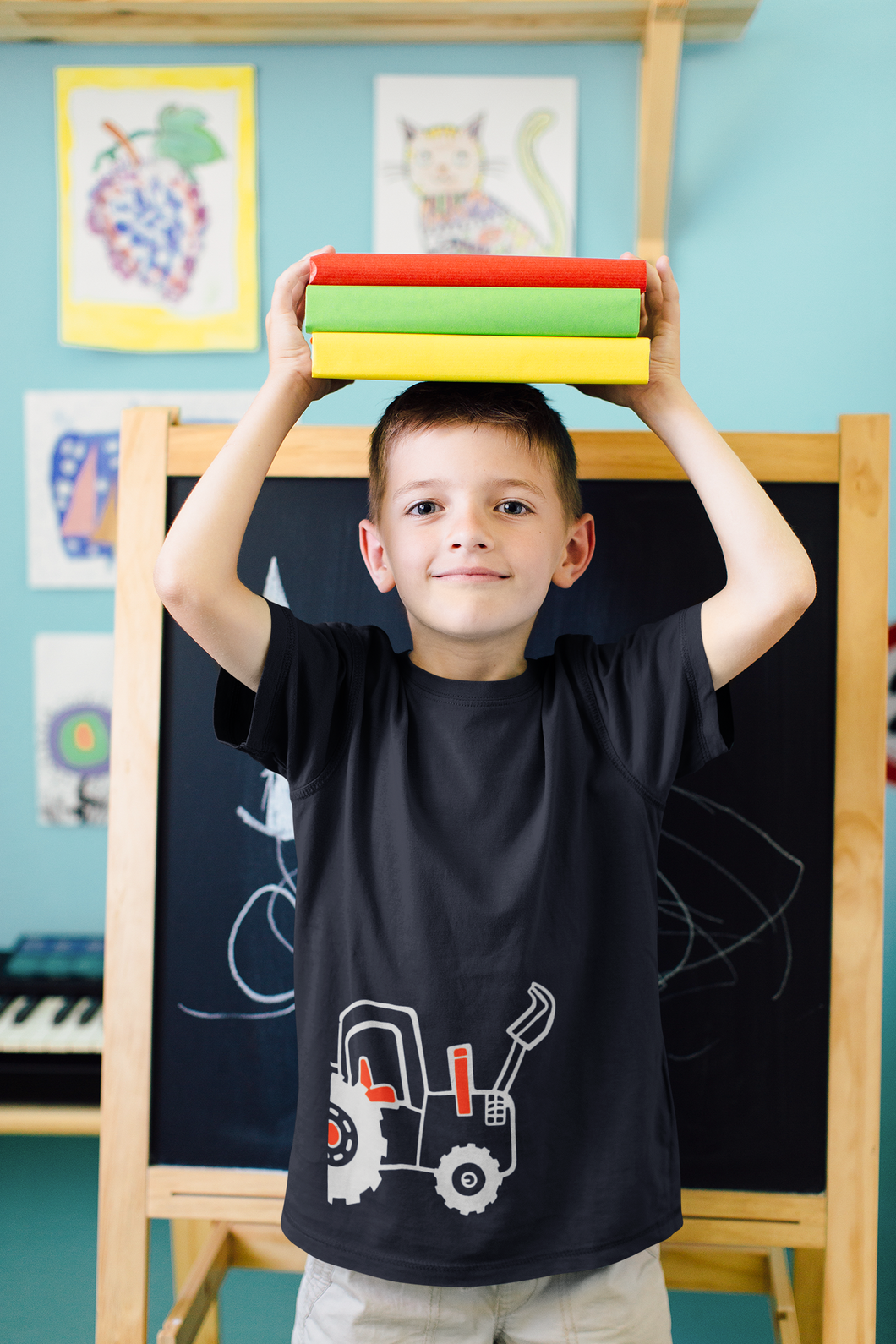 Printed Half Sleeves T-Shirt for Boy-KidsFashionVilla