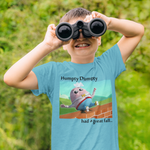 Load image into Gallery viewer, Humpty Dumpty Poem Half Sleeves T-Shirt for Boy-KidsFashionVilla
