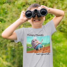 Load image into Gallery viewer, Humpty Dumpty Poem Half Sleeves T-Shirt for Boy-KidsFashionVilla
