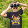 Zoo Bus Cartoon Half Sleeves T-Shirt for Boy-KidsFashionVilla