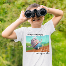 Load image into Gallery viewer, Humpty Dumpty Poem Half Sleeves T-Shirt for Boy-KidsFashionVilla
