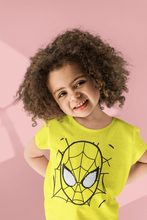 Load image into Gallery viewer, Famous Cartoon Half Sleeves T-Shirt For Girls -KidsFashionVilla
