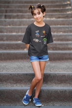 Load image into Gallery viewer, Super Heros Half Sleeves T-Shirt For Girls -KidsFashionVilla
