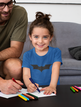 Load image into Gallery viewer, Superhero Half Sleeves T-Shirt For Girls -KidsFashionVilla
