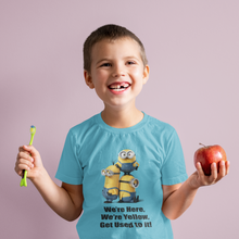 Load image into Gallery viewer, Cartoon Quotes Half Sleeves T-Shirt for Boy-KidsFashionVilla
