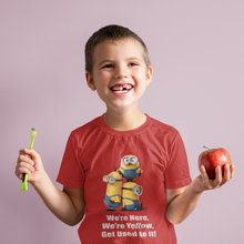 Load image into Gallery viewer, Cartoon Quotes Half Sleeves T-Shirt for Boy-KidsFashionVilla
