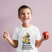 Load image into Gallery viewer, Cartoon Quotes Half Sleeves T-Shirt for Boy-KidsFashionVilla
