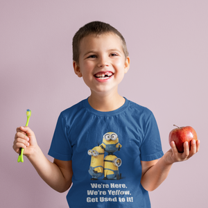 Cartoon Quotes Half Sleeves T-Shirt for Boy-KidsFashionVilla