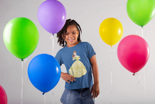 Load image into Gallery viewer, Cute Princess Half Sleeves T-Shirt For Girls -KidsFashionVilla
