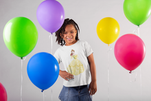 Load image into Gallery viewer, Cute Princess Half Sleeves T-Shirt For Girls -KidsFashionVilla

