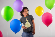 Load image into Gallery viewer, Cute Princess Half Sleeves T-Shirt For Girls -KidsFashionVilla

