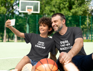 Cool Like My Chacha Bhatija Family Relation Matching T-Shirt- KidsFashionVilla