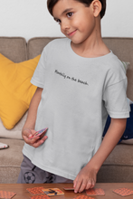 Load image into Gallery viewer, Mentally On The beach Minimals Half Sleeves T-Shirt for Boy-KidsFashionVilla
