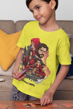 Load image into Gallery viewer, La Casa De Papel Money Heist Half Sleeves T-Shirt for Boy-KidsFashionVilla
