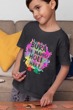 Load image into Gallery viewer, Bura Na Mano Holi Hai Half Sleeves T-Shirt for Boy-KidsFashionVilla
