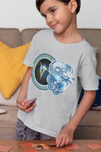 Load image into Gallery viewer, Aries Zodiac Sign Half Sleeves T-Shirt for Boy-KidsFashionVilla
