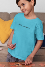 Load image into Gallery viewer, Mentally On The beach Minimals Half Sleeves T-Shirt for Boy-KidsFashionVilla
