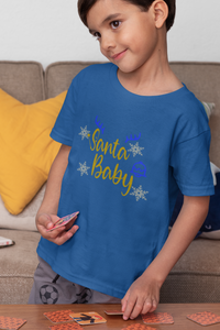 Santa Baby Christmas Half Sleeves T-Shirt for Boy-KidsFashionVilla