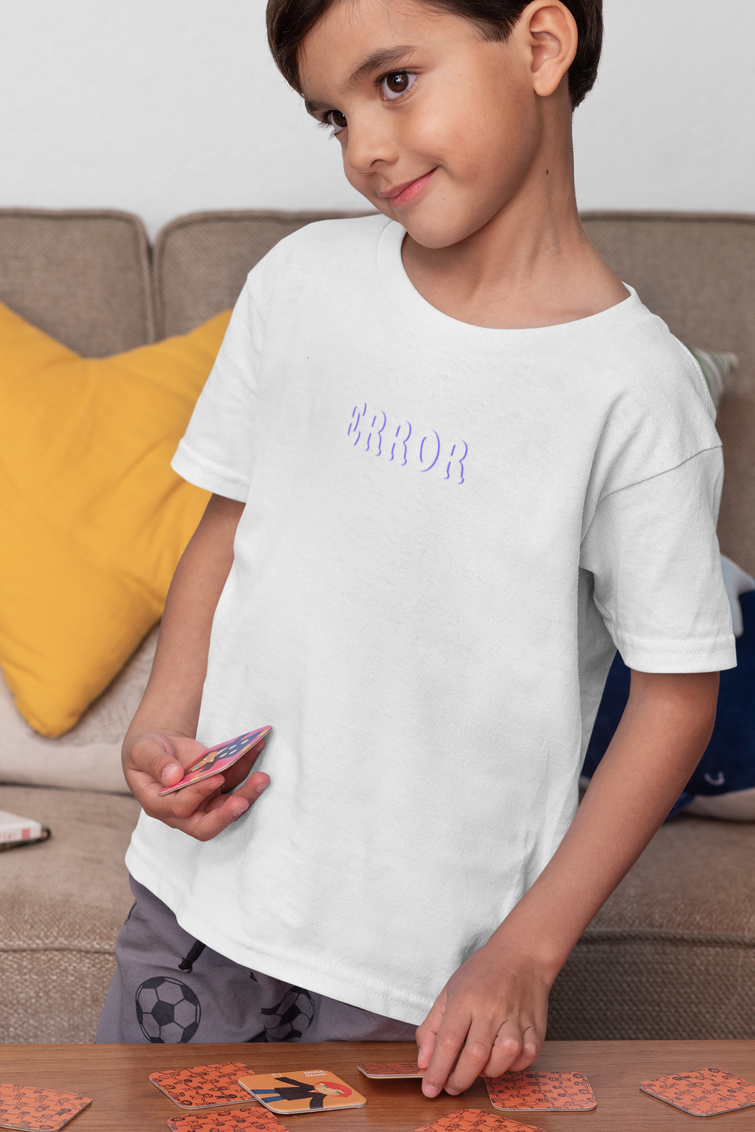 Error Minimals Half Sleeves T-Shirt for Boy-KidsFashionVilla