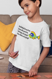 Machhali Jal ki Rani Hai Poem Half Sleeves T-Shirt for Boy-KidsFashionVilla