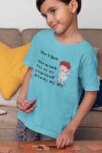 Load image into Gallery viewer, After A Bath Poem Half Sleeves T-Shirt for Boy-KidsFashionVilla
