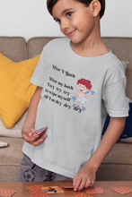 Load image into Gallery viewer, After A Bath Poem Half Sleeves T-Shirt for Boy-KidsFashionVilla
