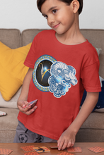 Load image into Gallery viewer, Aries Zodiac Sign Half Sleeves T-Shirt for Boy-KidsFashionVilla
