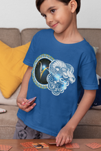Load image into Gallery viewer, Aries Zodiac Sign Half Sleeves T-Shirt for Boy-KidsFashionVilla
