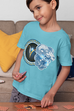 Load image into Gallery viewer, Aries Zodiac Sign Half Sleeves T-Shirt for Boy-KidsFashionVilla

