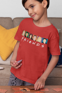 F.R.I.E.N.D.S Friends Web Series Half Sleeves T-Shirt for Boy-KidsFashionVilla